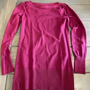 Long Cranberry Limited Sweater